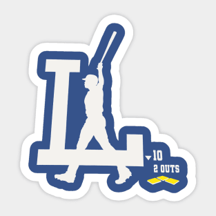 L.A. Dodgers GrandSlam Freddie Freeman White Sticker